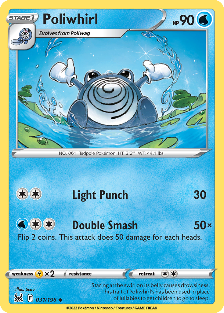 031/196 - Poliwhirl - [Uncommon]