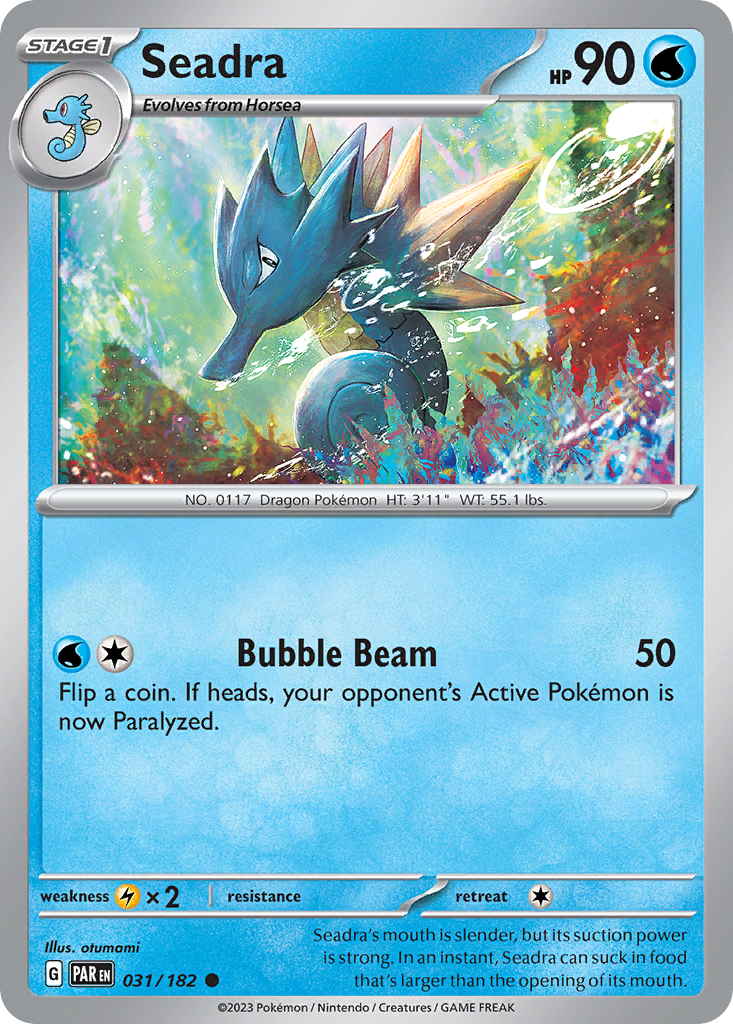 031/182 - Seadra - [Common] - Reverse Holo-Pokemeister