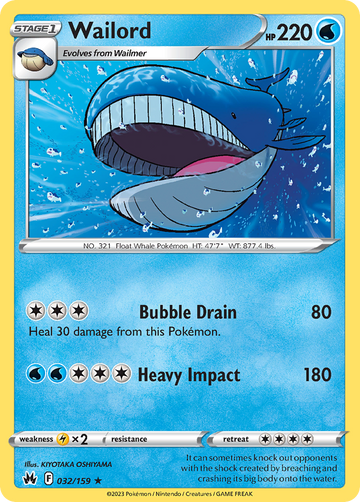 032/159 - Wailord - [Rare]