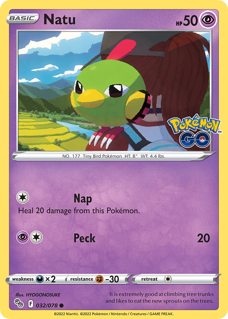 032/078 - Natu - Reverse Holo