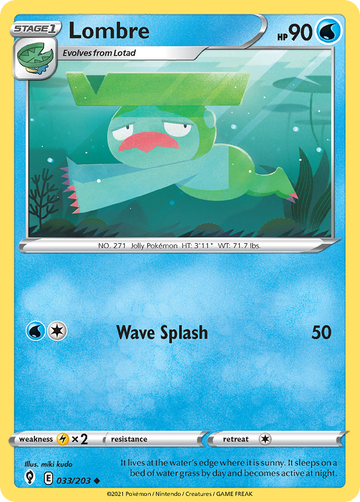 033/203 - Lombre - Reverse Holo - [Uncommon]