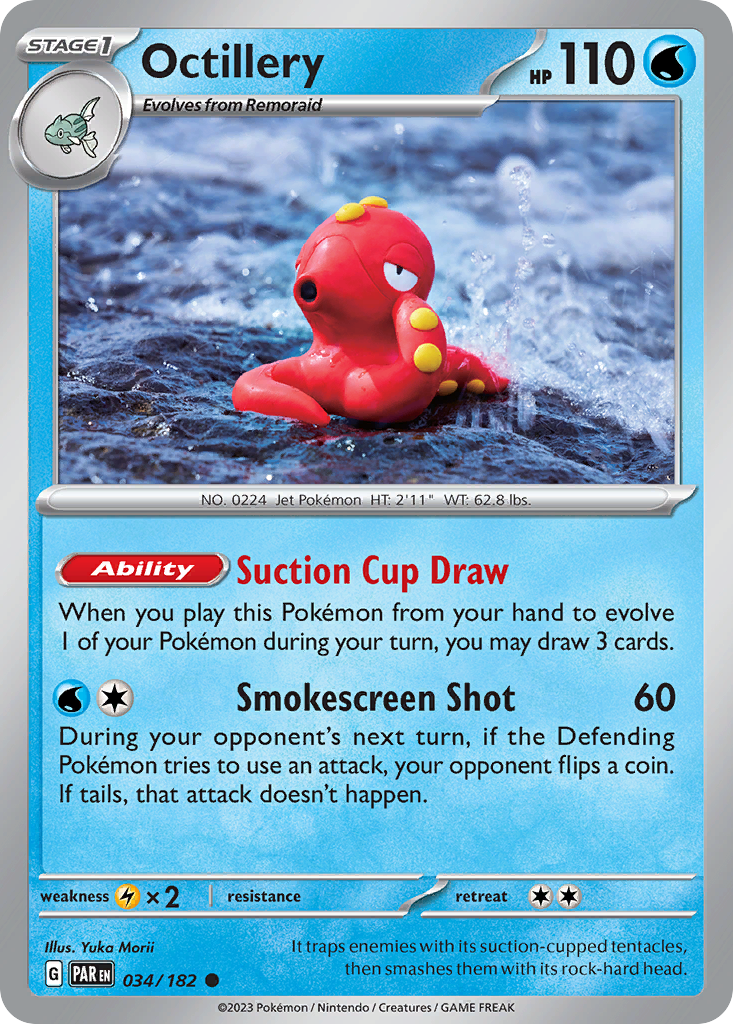 034/182 - Octillery - [Common] - Reverse Holo-Pokemeister