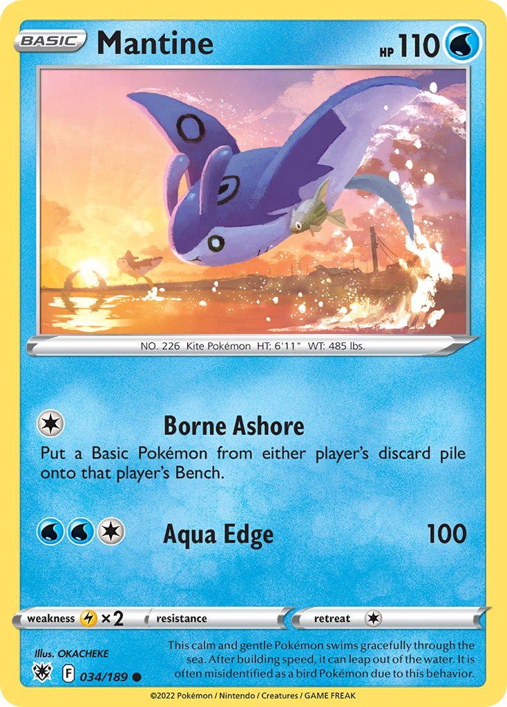 034/189 - Mantine - Reverse Holo - [Common]
