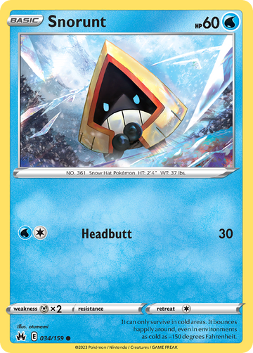 034/159 - Snorunt - [Common] - Reverse Holo