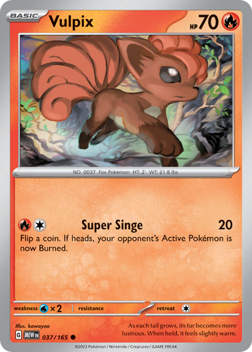 037/165 - Vulpix - [Common]