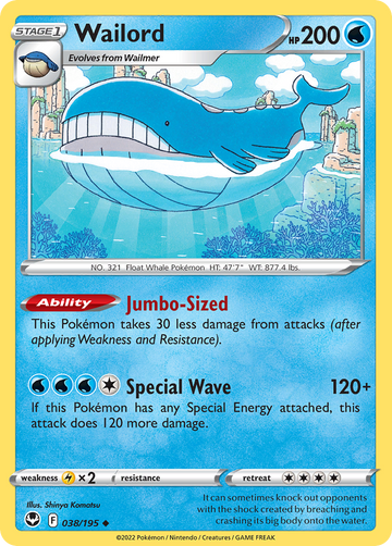 038/195 - Wailord - [Uncommon]