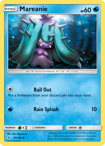 039/145 - Mareanie - [Uncommon] - Reverse Holo