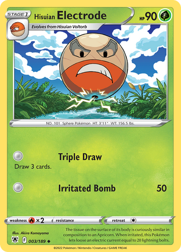 003/189 - Hisuian Electrode - [Uncommon]