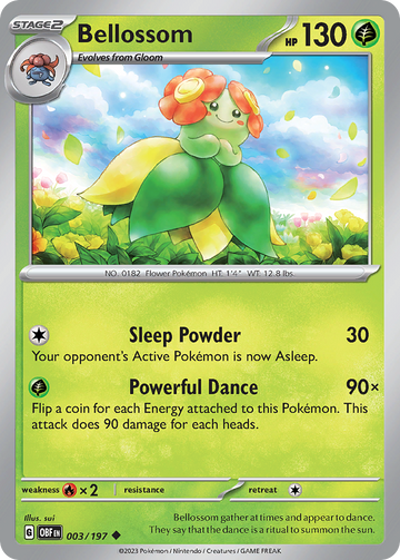 003/197 - Bellossom - [Uncommon] - Reverse Holo