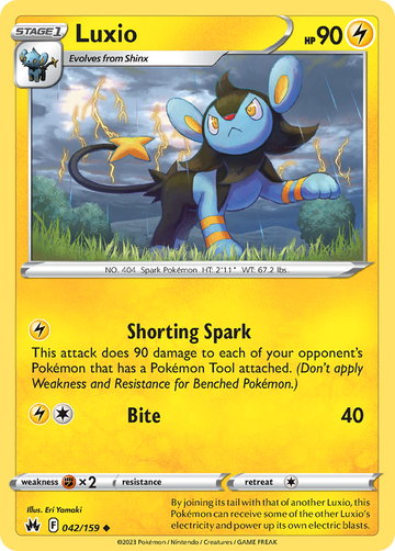 042/159 - Luxio - [Uncommon] - Reverse Holo