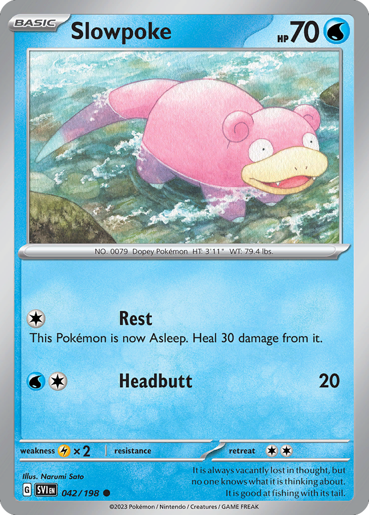 042/198 - Slowpoke - [Common] - Reverse Holo