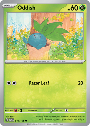 043/165 - Oddish - [Common]