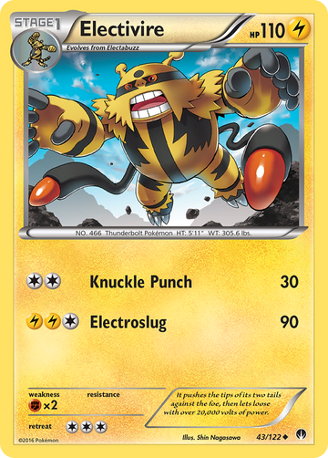 43/122 - Electivire - [Uncommon]
