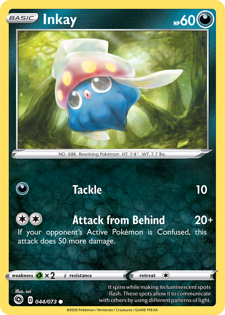 Pokémonkaart 044/073 - Inkay - Champion's Path - [Common]