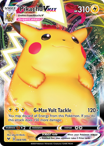 044/185 - Pikachu VMAX - [Rare Holo VMAX]