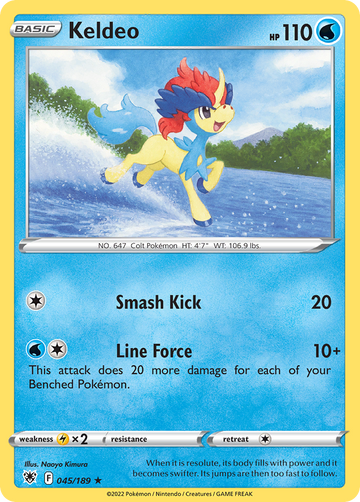 045/189 - Keldeo - [Rare Holo]