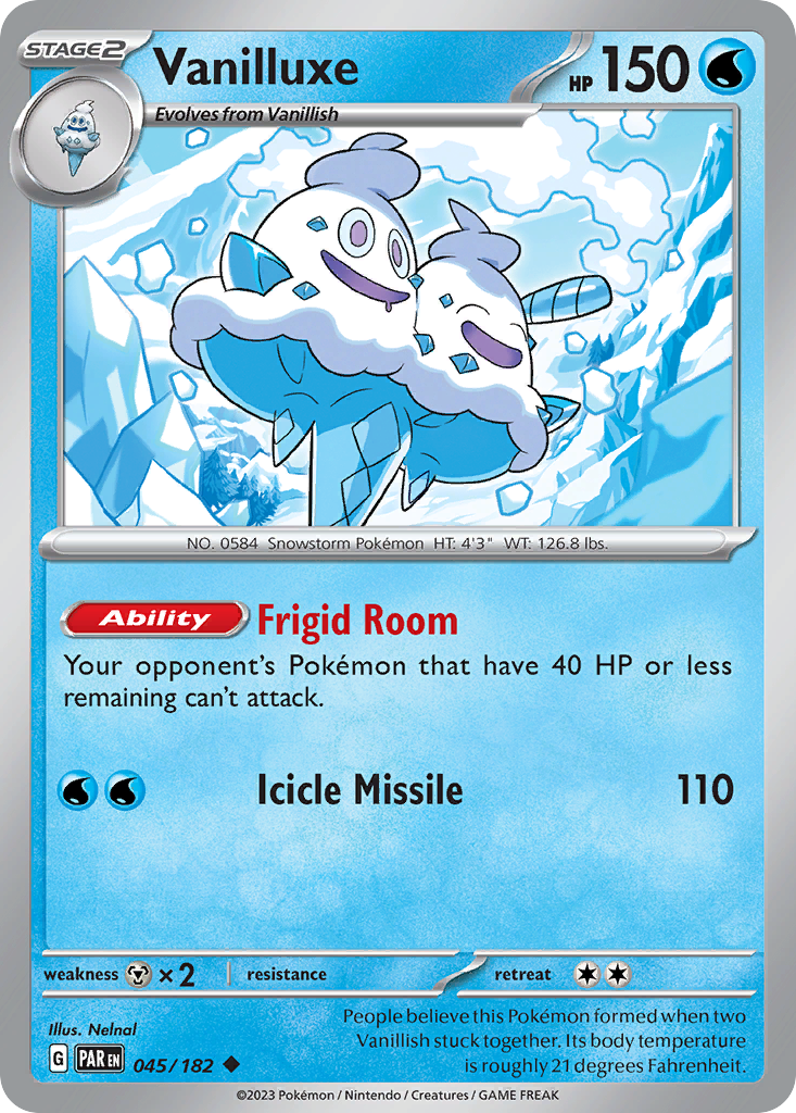 045/182 - Vanilluxe - [Uncommon] - Reverse Holo-Pokemeister