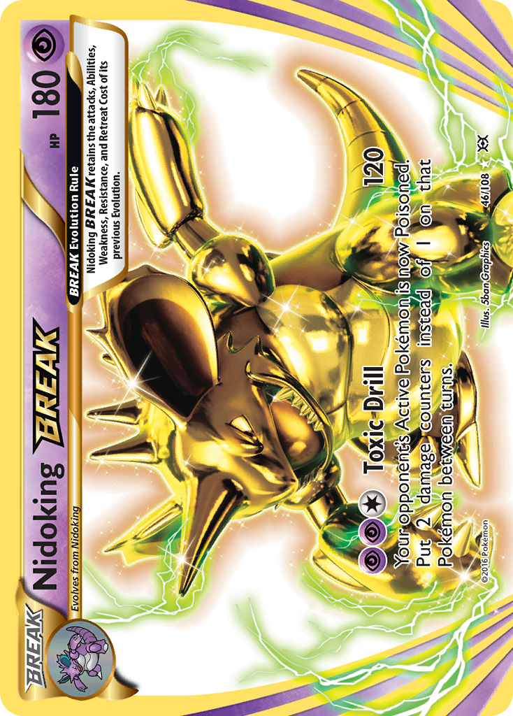46/108 - Nidoking BREAK - [Rare BREAK]