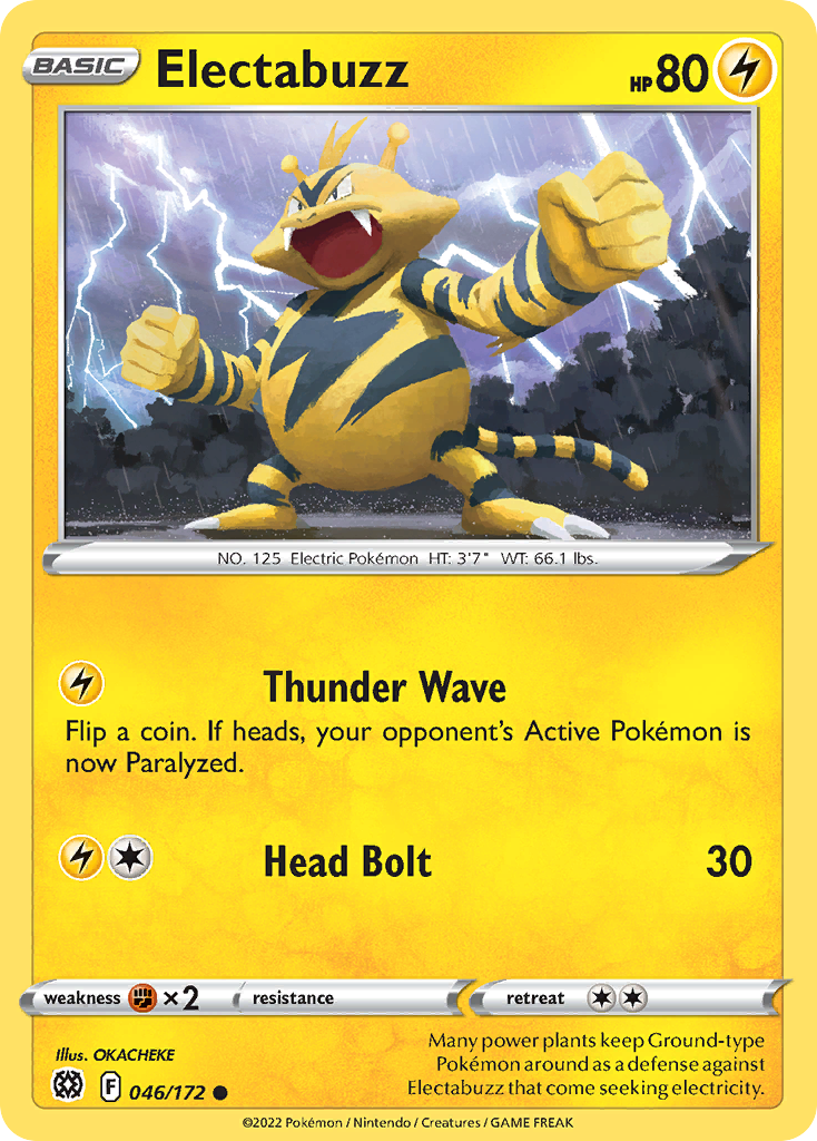 046/172 - Electabuzz - Reverse Holo - [Common]
