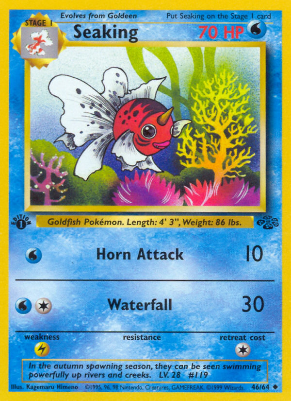 Pokémonkaart 046/064 - Seaking - Jungle - [Uncommon]