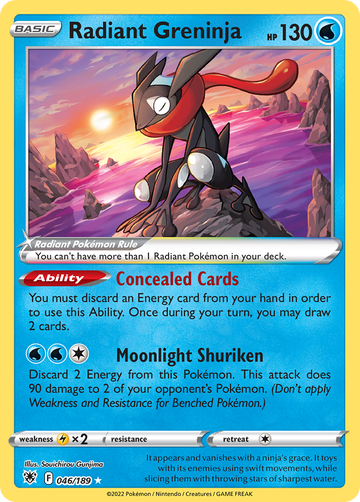 046/189 - Radiant Greninja - [Radiant Rare]