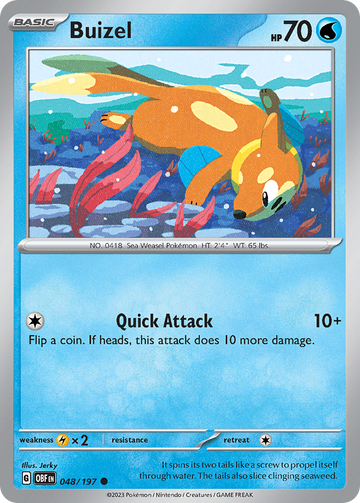 048/197 - Buizel - [Common] - Reverse Holo