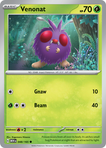 048/165 - Venonat - [Common] - Reverse Holo