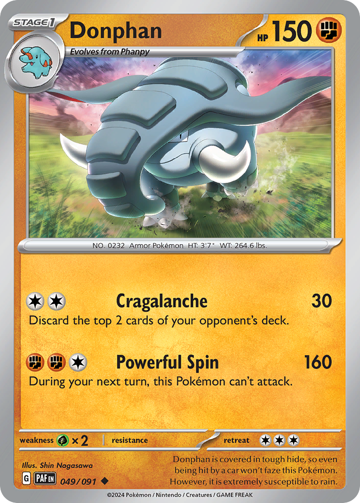 049/091 - Donphan - [Uncommon] - [Reverse Holo]