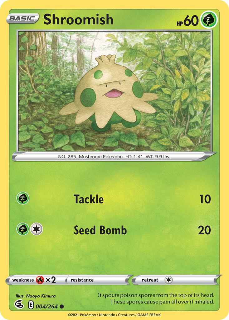 Pokémonkaart 004/264 - Shroomish - Fusion Strike - [Common]