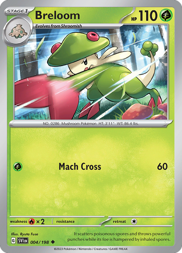 004/198 - Breloom - [Uncommon] - Reverse Holo