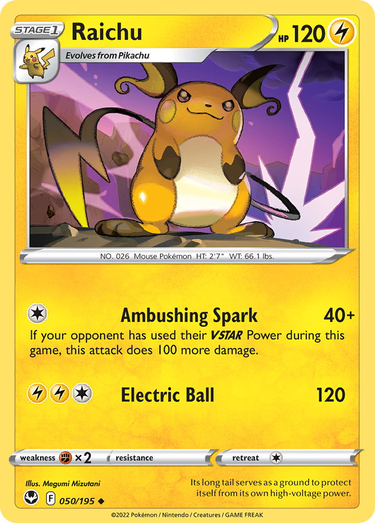 050/195 - Raichu - [Uncommon] - Reverse Holo