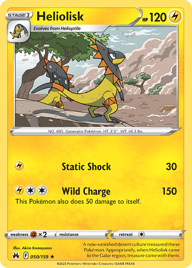 050/159 - Heliolisk - [Rare] - Reverse Holo