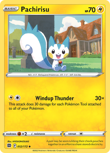 052/172 - Pachirisu - Reverse Holo - [Uncommon]