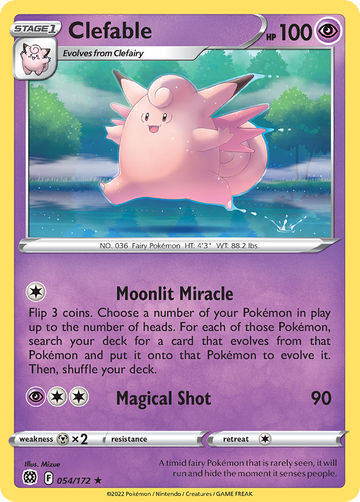 054/172 - Clefable - [Rare]