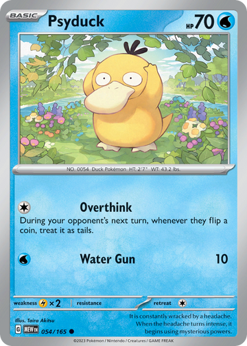 054/165 - Psyduck - [Common] - Reverse Holo