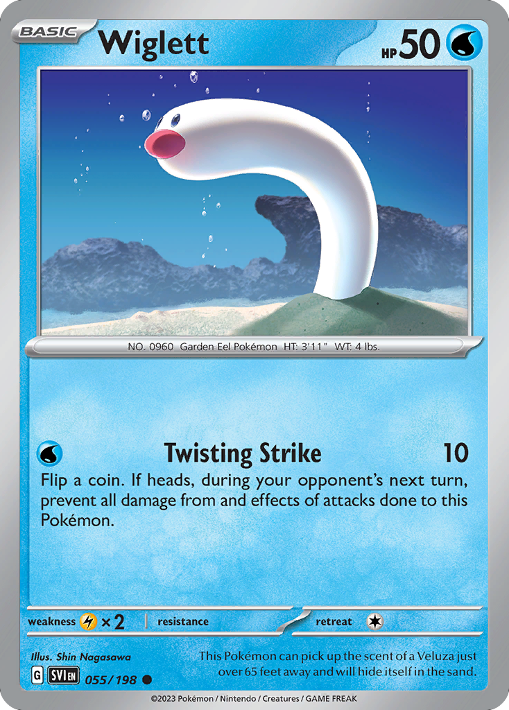 055/198 - Wiglett - [Common] - Reverse Holo