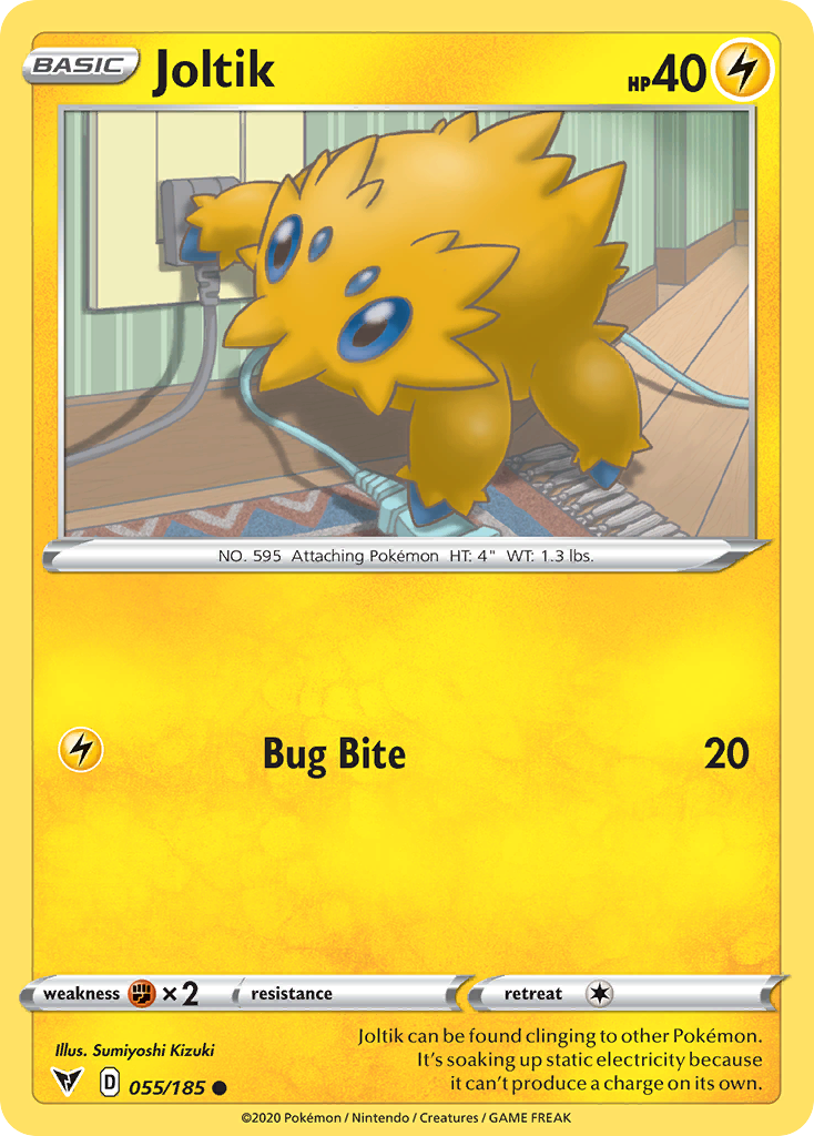 Pokémonkaart 055/185 - Joltik - Vivid Voltage - [Common]