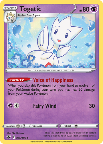 056/189 - Togetic - Reverse Holo - [Uncommon]