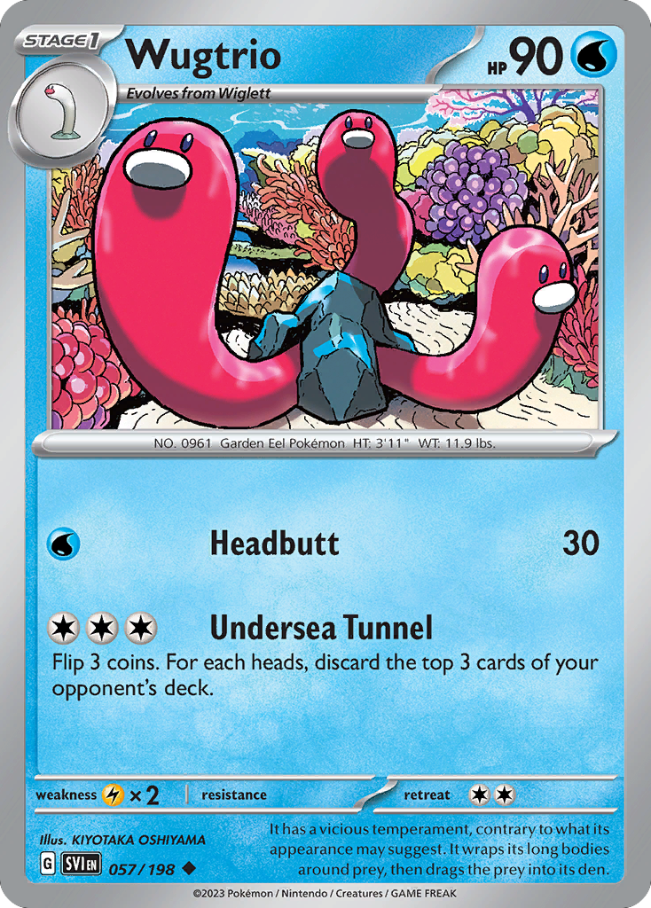 057/198 - Wugtrio - [Uncommon] - Reverse Holo