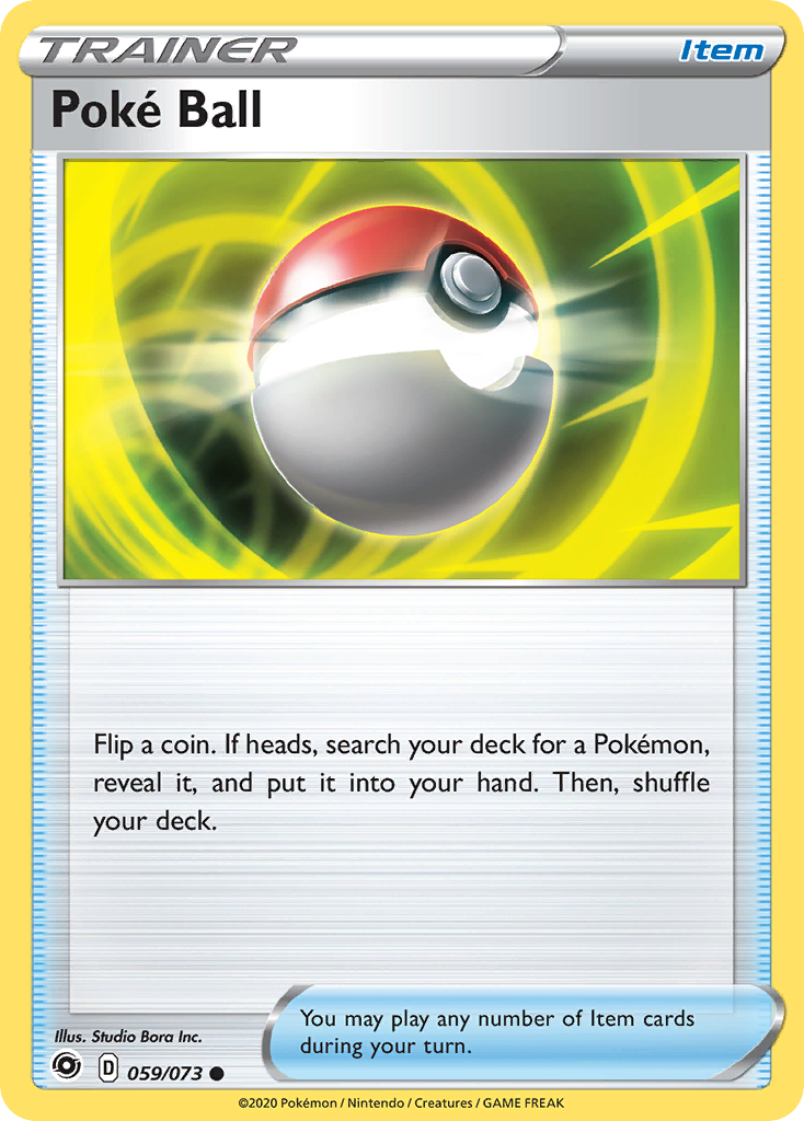 Pokémonkaart 059/073 - Poké Ball - Champion's Path - [Common]