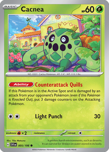 005/198 - Cacnea - [Common] - Reverse Holo