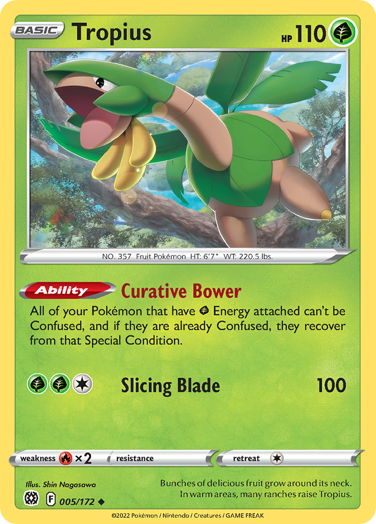 005/172 - Tropius - Reverse Holo - [Uncommon]