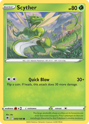 005/189 - Scyther - [Common]