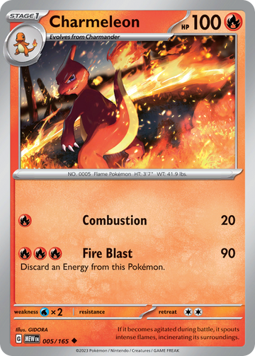 005/165 - Charmeleon - [Uncommon]