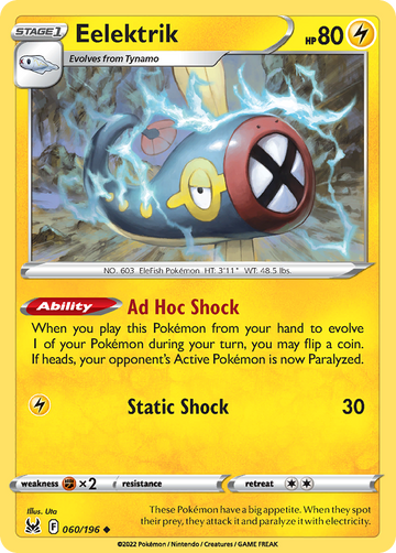 060/196 - Eelektrik - Reverse Holo - [Uncommon]