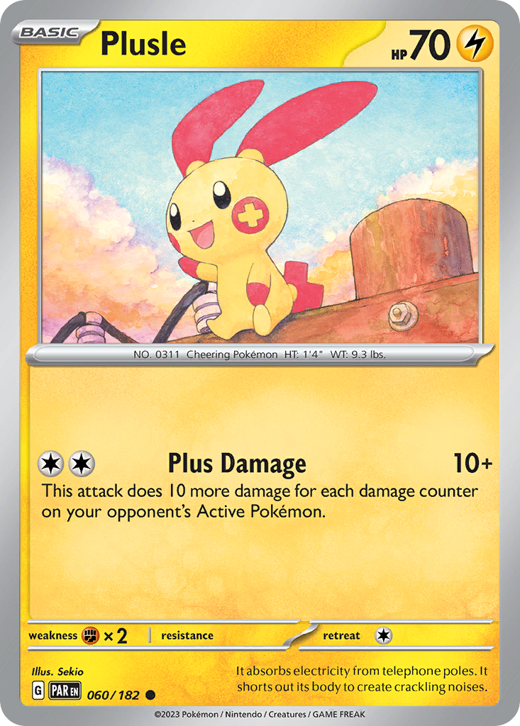 060/182 - Plusle - [Common] - Reverse Holo-Pokemeister