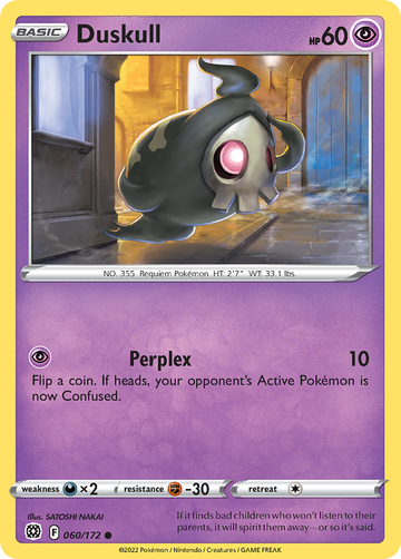 060/172 - Duskull - Reverse Holo - [Common]