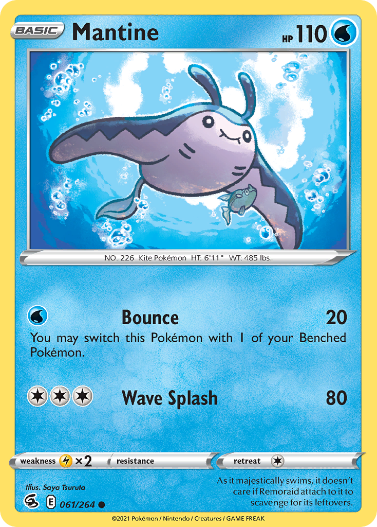 Pokémonkaart 061/264 - Mantine - Fusion Strike - [Common]