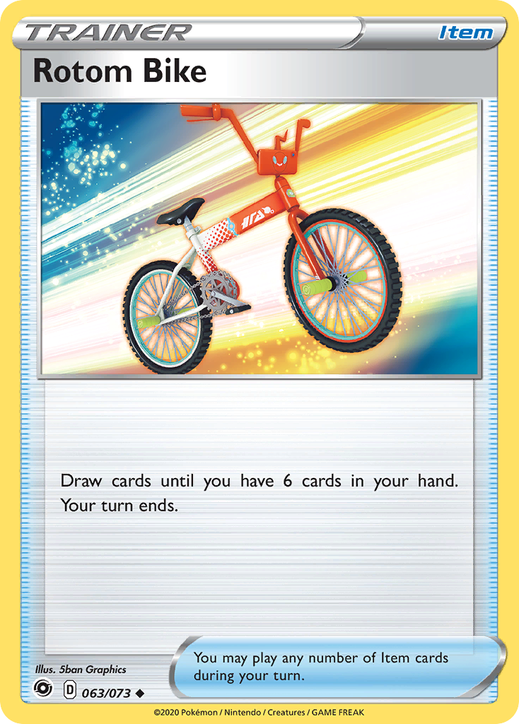 Pokémonkaart 063/073 - Rotom Bike - Champion's Path - [Uncommon]