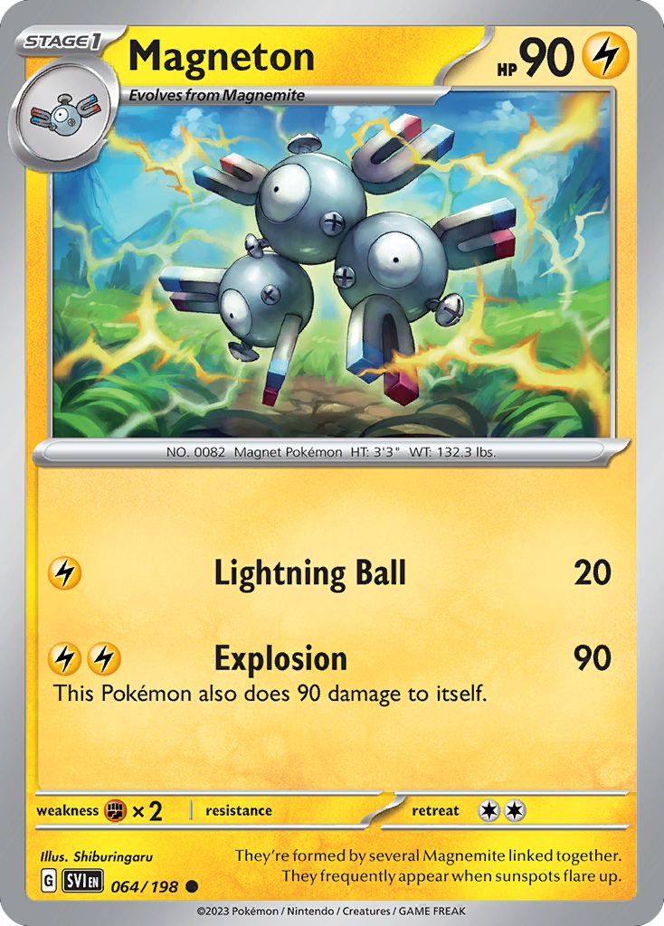 064/198 - Magneton - [Common] - Reverse Holo